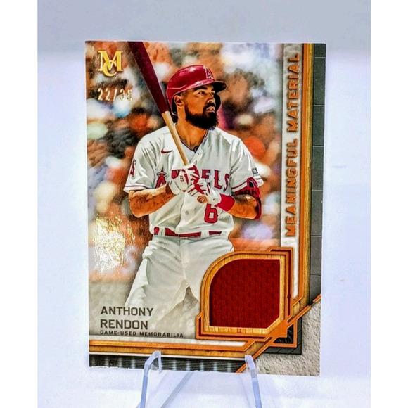 2023 Topps Museum Collection - Meaningful Material Relics Anthony Rendon... - Picture 1 of 6